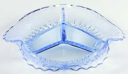 Flower Basket-Blue by New Martinsville