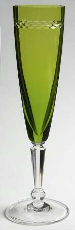 Cortina Emerald Green Fluted Champagne