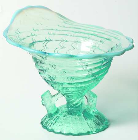Ocean Shell-Blue Opalescent by Northwood