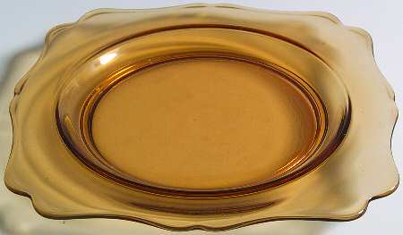 Fancy Square Amber by New Martinsville
