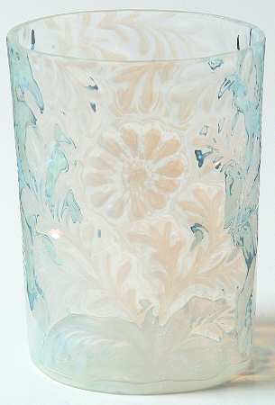 Daisy and Fern White Opalescent by Northwood