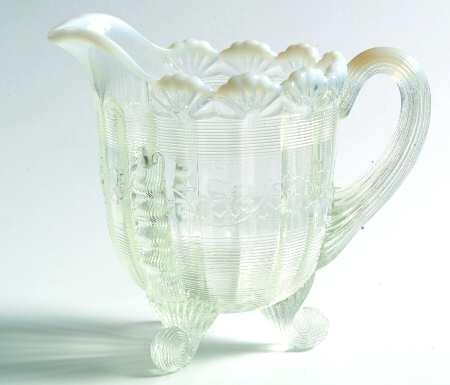Klondyke-Floral-White Opalescent by Northwood