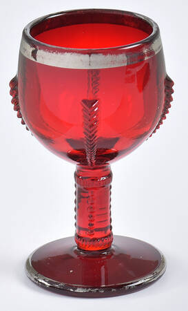 Radiance Ruby (Platinum Trim) by New Martinsville