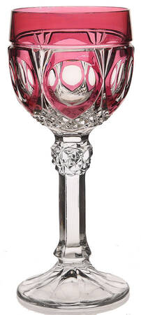 Napolean (All Color Bowl) Ruby Water Goblet