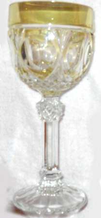 Napolean (All Color Bowl) Amber Water Goblet