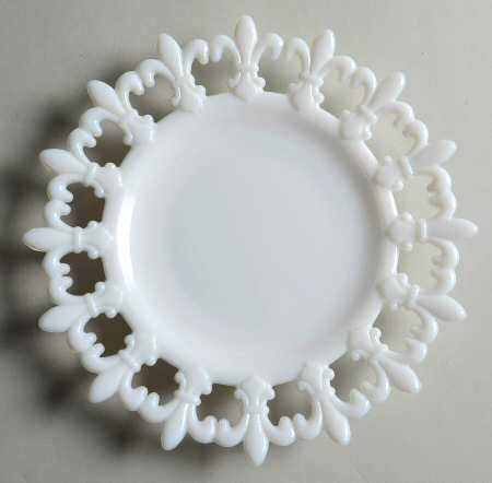 Fleur-De-Lis-Milkglass by New Martinsville