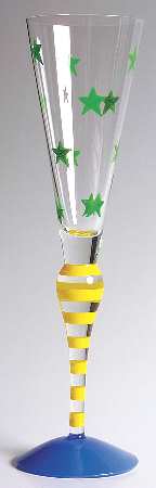 Clown Fluted Champagne by Orrefors