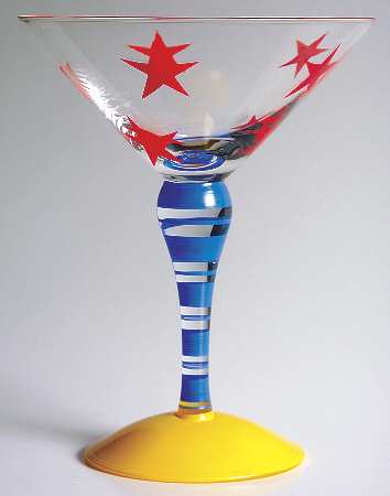 Clown Martini Glass