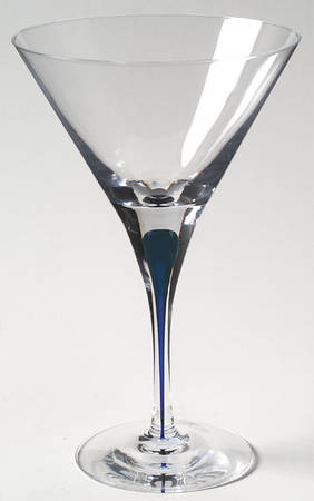 Intermezzo Blue Martini Glass
