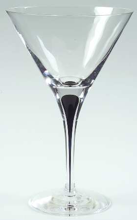 Intermezzo Black Martini Glass