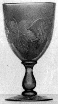 Engraved Grape by Pairpoint-Gunderson Crystal