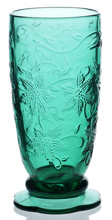 Fantasia Emerald Green Footed Tumbler