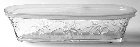 Fantasia Appetizer/Flatware Dish W/Lid