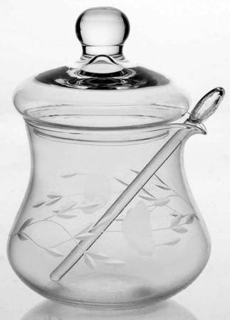 Heritage Condiment Jar & Lid with Spoon