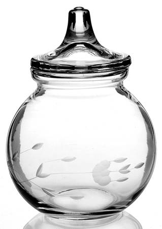 Heritage Cotton Ball Jar & Lid