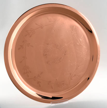 Heritage Round Copper Tray