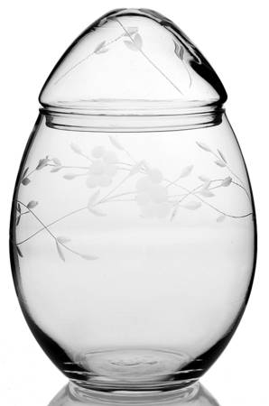 Heritage Egg Shape Candy Dish & Lid