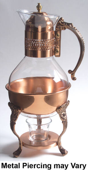 Heritage Copper Accents Carafe with Stand