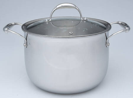 Heritage 8 Quart Metal Stockpot W/Glass Lid