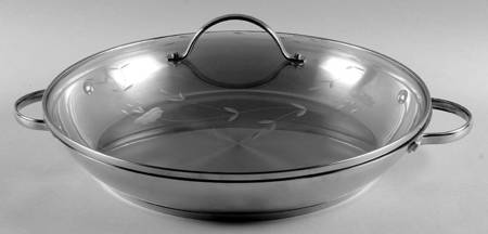 Heritage Metal Griddle & Glass Lid