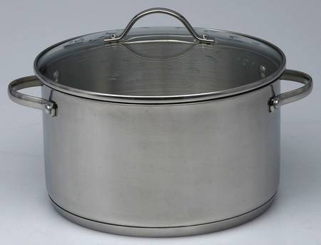 Heritage 6 Qt Stainless Dutch Oven & Glass Lid