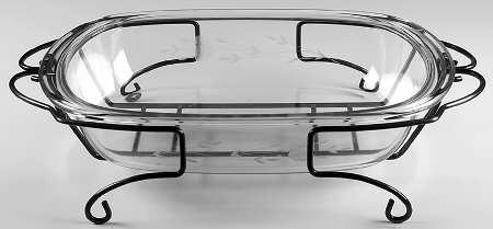 Heritage Lasagna/Baker & Metal Holder
