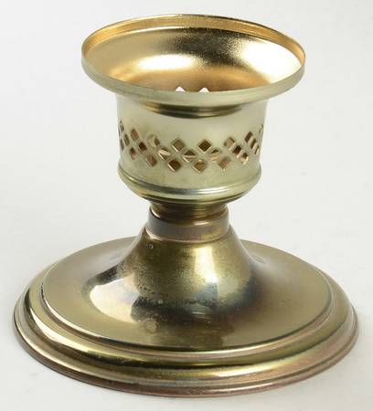 Heritage Brass Base for Hurricane Lamp
