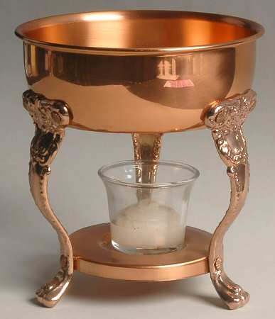 Heritage Stand for Carafe with Copper Accents