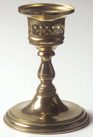 Heritage Hurricane Lamp Brass Base