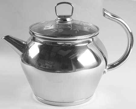 Heritage Metal Kettle & Glass Lid