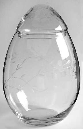 Heritage Egg Shape Candy Dish & Lid