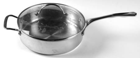 Heritage Deep Metal Skillet w/Glass Lid