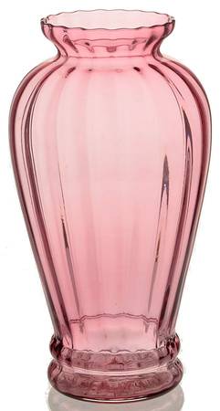 Cranberry 7" Flower Vase