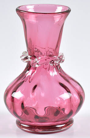 Cranberry 5" Bud Vase