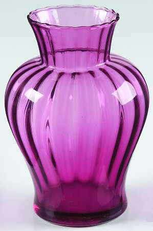 Cranberry 6" Palace Vase