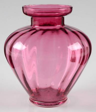 Cranberry 5" Flower Vase