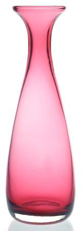Cranberry 8" Bud Vase