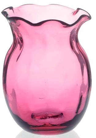 Cranberry 4" Bud Vase