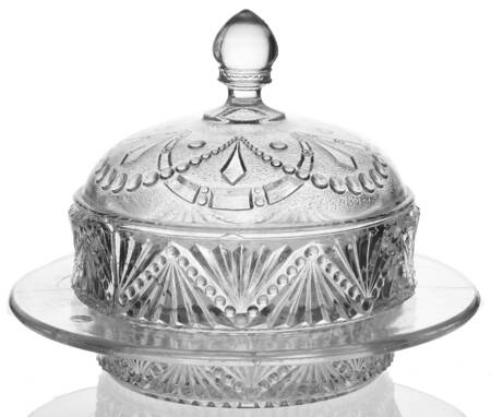 Festoon Round Covered Butter