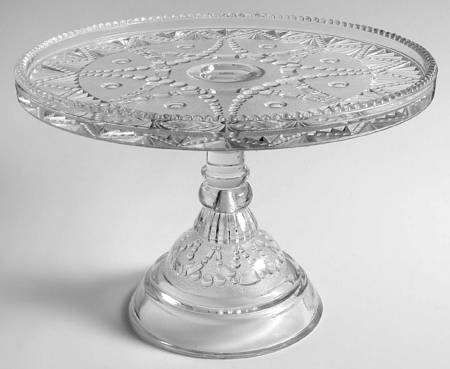 Festoon Footed Cake Plate