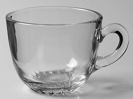 Vermilion Clear Punch Cup