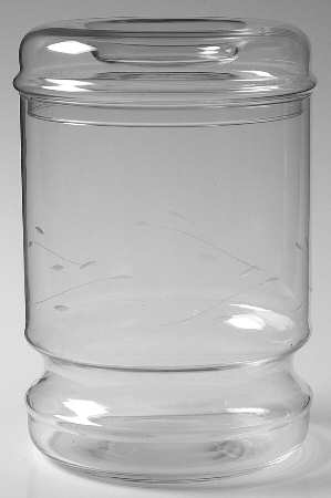 Crystal Casuals 8" Storage Jar & Lid
