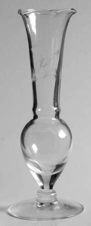 Crystal Casuals 6" Crimped Bud Vase
