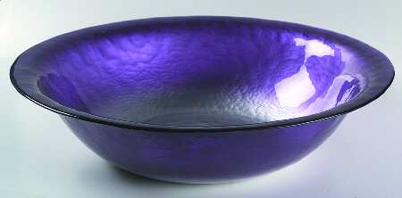 Pearlescent Aubergine and Silver 15" Centerpiece