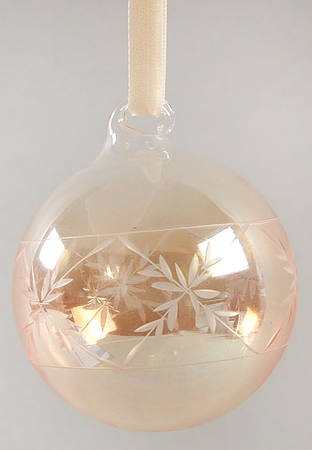 Princess House Christmas Ornament Ball-Iredescent - No Box