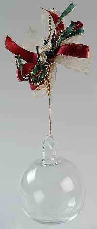 Princess House Christmas Ornament Ball-Sleigh - No Box 42