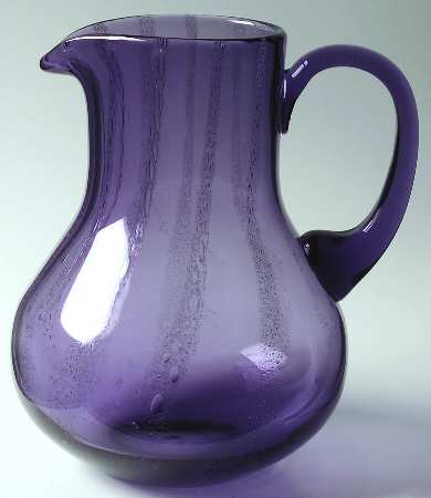 Bubbleglass Amethyst 64 Oz Pitcher