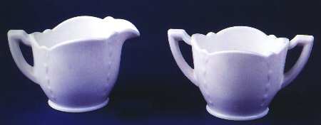 Crow's Foot Milkglass by Paden City