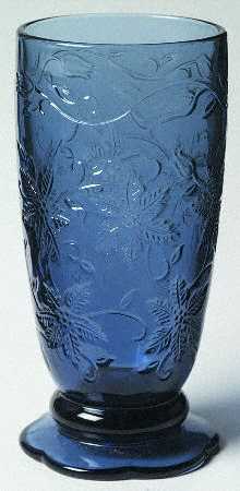 Fantasia Sapphire Footed Tumbler
