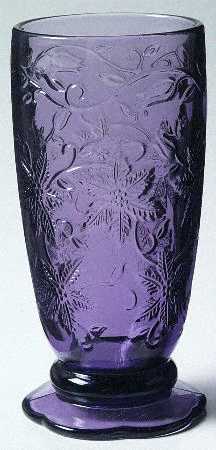 Fantasia Amethyst Footed Tumbler